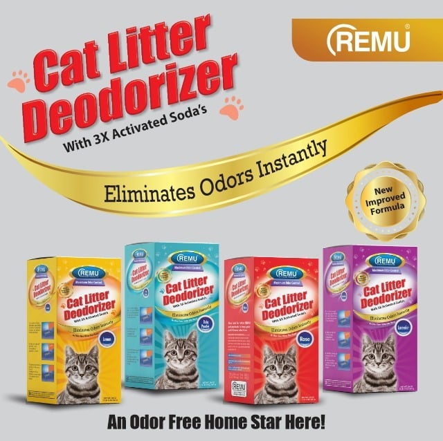Remu Cat Litter Deodorizer 567gm