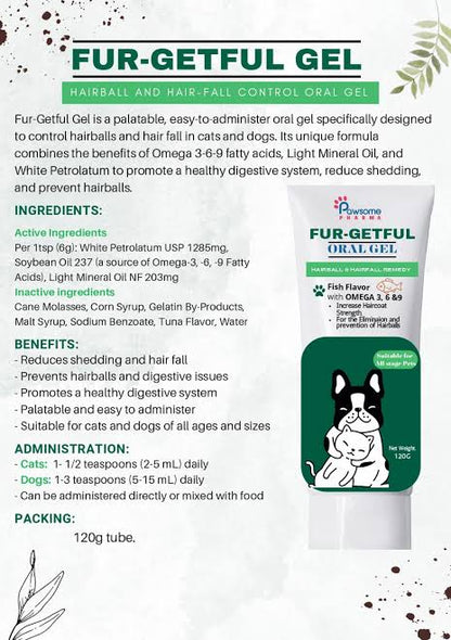 Furgetful Oral gel - fish flavor