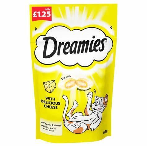 Dreamies Cat Treats 60gm - Cat Dry treats